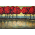 Aluminum Panel Art Painting for Trees